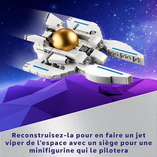 LEGO Creator 3-in-1 Astronaut in Space Construction Toy with Dog and Space Shuttle, Nursery Decoration, Creative Gift for 9 Year Old Boys and Girls 31152 - Image 6