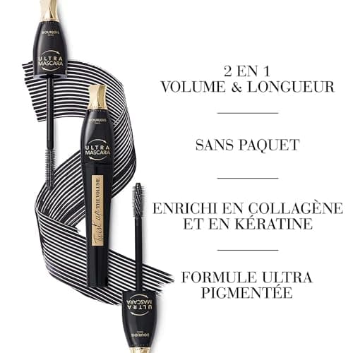 BOURJOIS MASCARA TWIST UP THE VOLUME, Volume et Longueur, Brosse plastique double position - Image 6