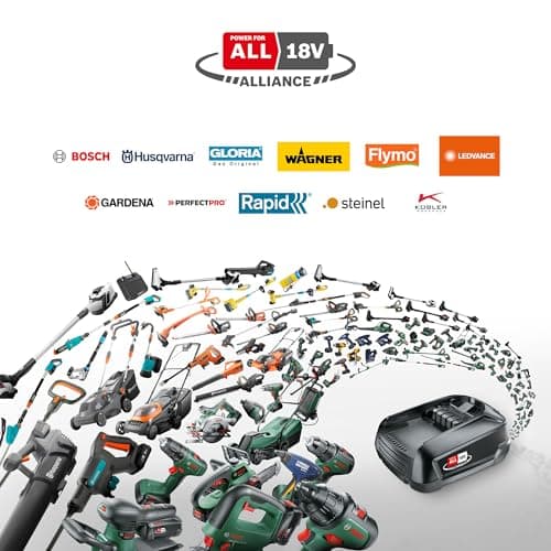 Bosch Cordless Hedge Trimmer - UniversalHedgeCut 18V-50 (1 x 2.5 Ah Battery, 18V System, Blade Length 50 cm, Delivered in a Cardboard Box) - Image 4