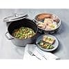STAUB Enamelled Cast Iron Casserole Dish with Lid and Steam Basket, Suitable for All Heat Sources Including Induction, 4 to 5 People, Round, 26 cm, 5 L, 7.2 kg, Graphite Grey - Image 7