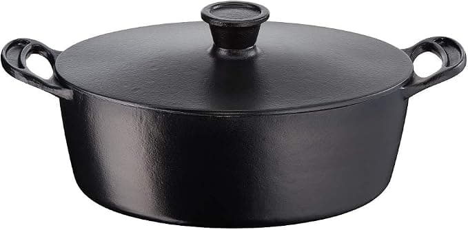 Tefal Jamie Oliver Premium Cast Steel Casserole Dish 30 x 22 cm + Lid, Safe Cooking, Enamelled Coating, Even Condensation Distribution, Oven-Friendly, Induction E2125455 - Image 1