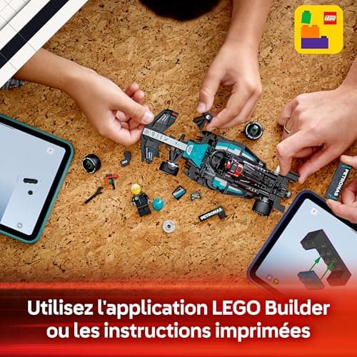 LEGO Speed Champions Voiture F1 Mercedes-AMG W15 - Voiture de Course avec minifigurine Collector de Pilote de Formule 1 - Maquette pour garçons et Filles dès 10 Ans ou Fans de Sport Automobile 77244 - Image 8
