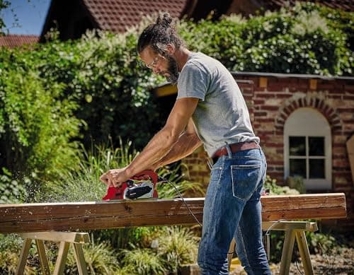 Einhell Electric planer TE-PL 900 (pass depth up to 3 mm, shaft carriers of large dimensions, sole with 3 V-grooves, with parallel stop and rabbet depth and TCT iron) - Image 3