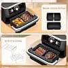 Silicone Air Fryer Mould Set for Ninja 10.4L AF500EU, Air Fryer Mould for Ninja Foodi Flexdrawer 10.4L, Reusable 10.4L Airfryer Dish Ideal for Family/Friends Gatherings, Party - Image 4