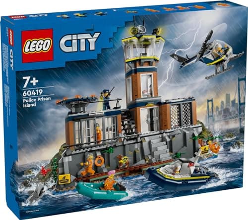 Lego City Kit 60419 Police Station on Prison Island and Police Offroad Buggy 30664 - Image 3
