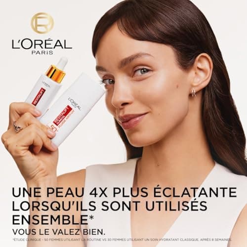 L'Oréal Paris Revitalift Clinical Anti-Aging Facial Routine Set with Vitamin C 12% Pure Vitamin C and Anti-UV Sun Fluid SPF 50+ - Image 3