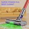 EUARY Brush Compatible with Dyson V7 V8 V10 V11 V15 (with 4 LED Lights) Replacement Brush Head for Carpet, Parquet, Tile, Spazzola (Pure Silver, Silver) - Image 8