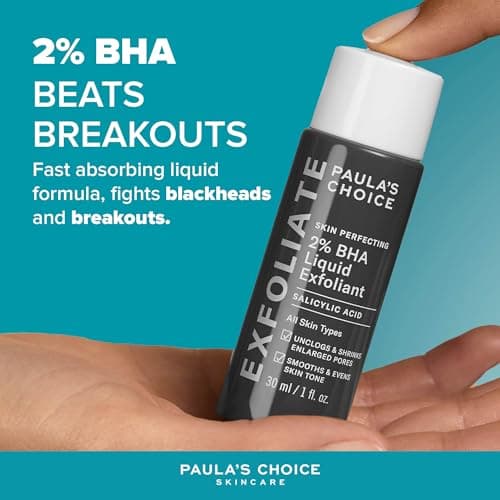 Paula's Choice SKIN PERFECTING 2% BHA Lotion Exfoliante - Gommage Visage avec Acide Salicylique - Réduire les Points Noirs & Pores Dilatés - pour Peau Mixte et Peau Grasse - 30 ml - Image 4