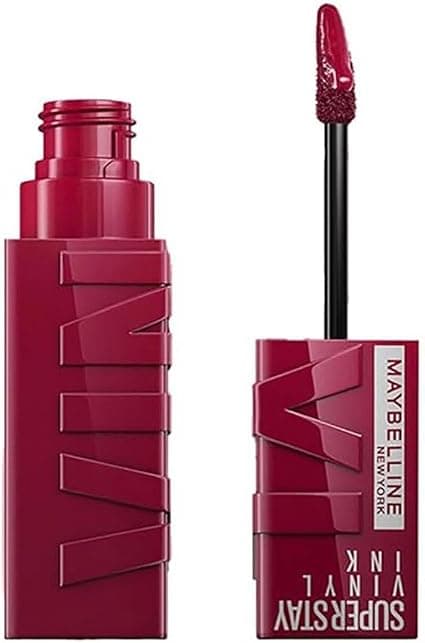 Maybelline New York - Liquid Lipstick - Glossy Vinyl Effect - Long-lasting - SuperStay Vinyl Ink - Colour: Unrivaled (30) - Image 1