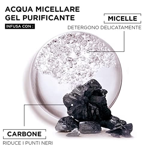Garnier SkinActive Gel Micellares All in 1 Make-Up Remover Water with Charcoal for Blackheads, Hypoallergenic No Rinse Formula for Face, Eyes and Lips - 2 x 400 ml Bottles - Image 9