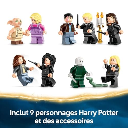 LEGO Harry Potter The Manor of the Malefoy - Collector's Building Game for Boys and Girls from 10 Years - 9 Minifigures Including Dobby and Lord Voldemort 76453 - Image 6