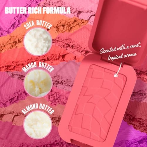 NYX PROFESSIONAL MAKEUP - Blush en Poudre, enrichi en beurre de mangue, beurre d'amande & beure de karité - Texture Fondante - Formule Vegan - Buttermelt Blush, Teinte : U Know Butta - Image 4