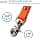 PetTec Dog Training Lead - Long Lead with Metal Collar Hook - Robust & Flexible Trioflex Material - Solid Range for Walking or Sports with Your Pet - 5 m Orange - Image 3