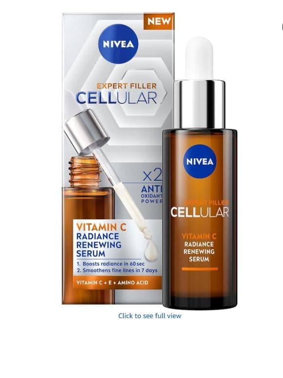 NIVEA Cellular Expert Filler Vitamine C Radiance Renewing Sérum (30 ml), sérum anti-âge à la vitamine C pour des lignes fines et des rides, sérum pour le visage qui protège contre les dommages et la - Image 4