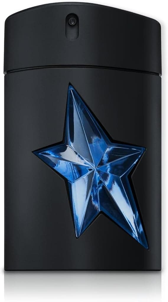MUGLER A*MEN Eau de Toilette Rechargeable, Parfum pour Homme Boisé Oriental Gourmand, Parfum Masculin
