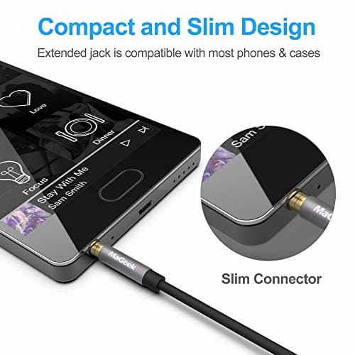 MaGeek 3.5mm Auxiliary Audio Cable (3m) Extra Long Male to Male Stereo Audio Cable for Beats, iPhone, iPod, iPad, Car Radio, Stereo etc. (Black) - Image 5