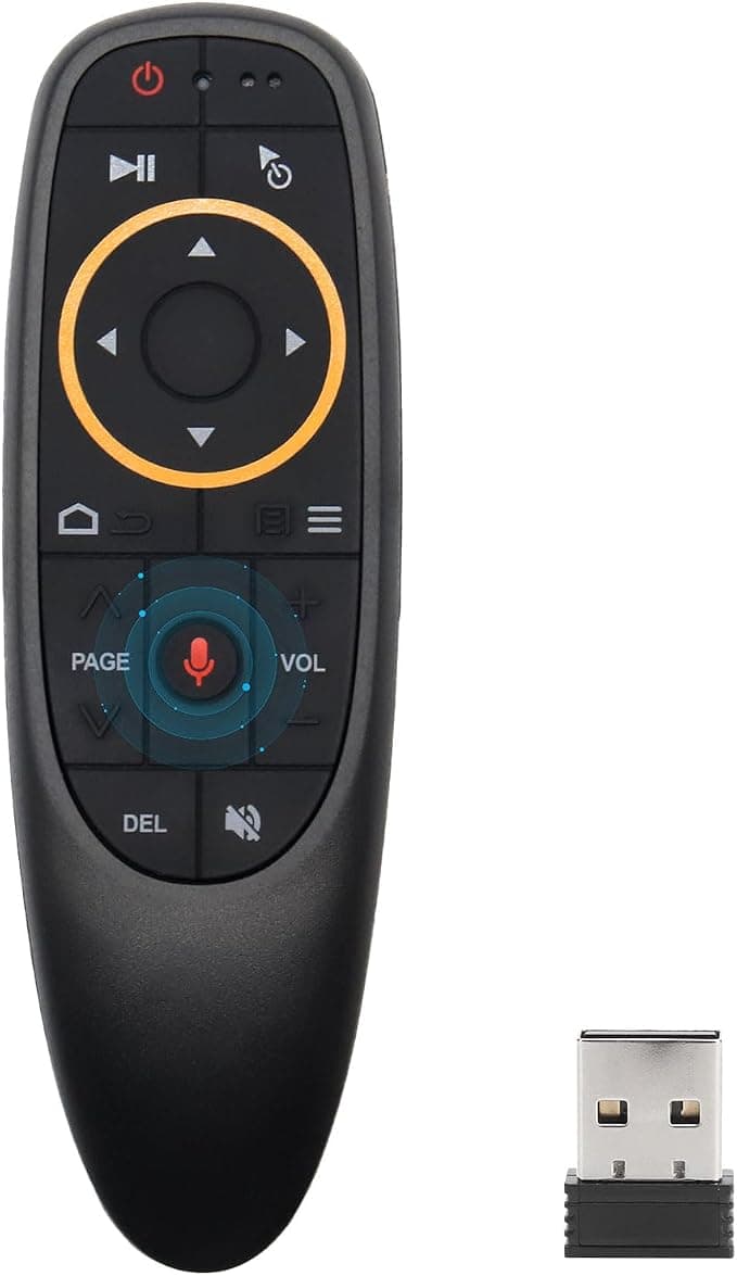 G10S Air Mouse PC Remote Control Bluetooth 2.4GHz 6-Axis Gyroscope USB Voice Control for Smart TV PC Google Android TV Box - Image 1