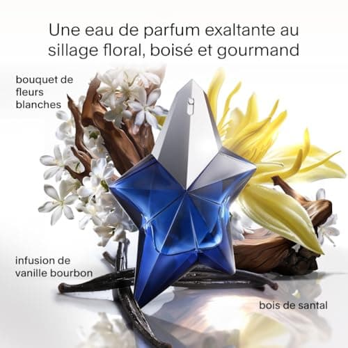 MUGLER Angel Elixir Refillable Eau de Parfum for Women, Woody Floral, Feminine Fragrance - Image 4