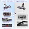 High Torque Brush for Dyson V11 V15 V10 V8 V7 SV10 SV11 SV12 Vacuum Cleaner, Anti-Tangle Brush Compatible with SV10 SV11 SV12 Air Flow Adjustable Ideal for Smooth Floors and Carpets - Image 6