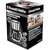 Russell Hobbs Mini Filter Coffee Maker [WhirlTech Technology for Optimal Extraction & Flavouring, Stainless Steel] Compact (5 cups, 0.6L glass jug, removable permanent filter included) 24210-56 - Image 3