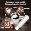 ICEPURE Coffee Machine Water Filter, Compatible with Krups F088 Pro Aqua, Fits Many Models AEG, Bosch, Siemens, Nivona, 4 Pieces (Warning: Not Fit for Jura White) - Image 8