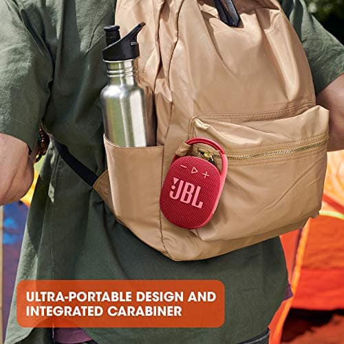 JBL CLIP 4 – Enceinte Bluetooth portable et légère avec mousqueton intégré – Étanche à l’eau et à la poussière – Autonomie 10 hrs – Noir - Image 8