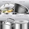Stainless Steel Steamer Rack Set for Instant Pot Accessories Steamer Rack Steamer Steamer Rack Egg Steamer Rack - Image 4