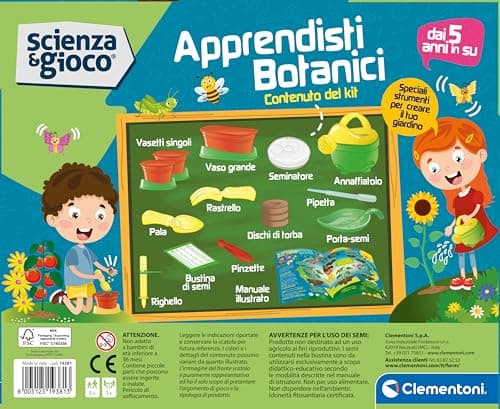 Clementoni Science & Jeu Lab - Botanical Apprentices, Science Game for Children 5+ Years, Plant Kit to Grow in Botanical Garden, Made in Italy, Italian Language, 19381 - Image 4