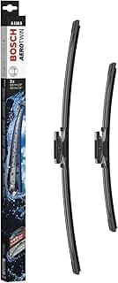 Bosch Bosch Aerotwin A116S - Jeu de 2 Balais d'essuie-glaces de Remplacement Avant - Livrés avec Adaptateur Pré-assemblé - 600mm / 400mm