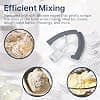 Flex Edge Mixer for KitchenAid 4.5-5 Quart Tilt Head Mixer Artisan & Classic Series by MMOBIEL - Aluminium Palette with Flexible Silicone Edges - Hand Wash Only - Image 4