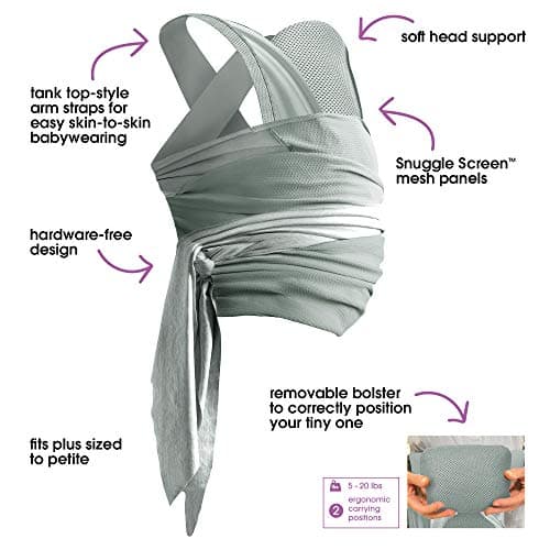 Chicco Boppy ComfyHug Ergonomic Baby Sling for Newborns, from 2.5kg, Easy to Use and Comfortable Backpack, Parent Oriented, Adjustable Harness, Head and Neck Support, - Image 4