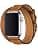 Cuir Bracelet,Compatible avec Apple Watch Bracelet 40mm 41mm 42mm 44mm 45mm 46mm 49mm,Femme Cuir véritable Double Tour Bracelet de Remplacement pour iwatch Series 11 10 9 8 7 6 5 4 SE - Image 3