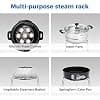 CHICHENG Steamer Rack Set for Instant Pot Accessories, Stainless Steel Steaming Rack for Instant Pot, Egg Steam Rack Stand Cooking Food Holder Air Fryer Accessory for Pressure Cooker (3 Steam Rack) - Image 6