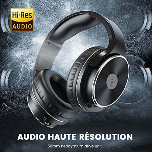 OneOdio Wired Headphones for Guitar, Piano with Mic, Lightweight Comfort with Sharing Port, Hi-Fi and Hi-Res Audio, Over Ear for Phone, PC, Keyboard, Studio, DJ, Black - Image 8