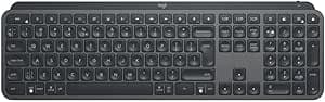 Logitech MX Keys for Business - Wireless Backlit Keyboard, US International QWERTY Keyboard - Grey