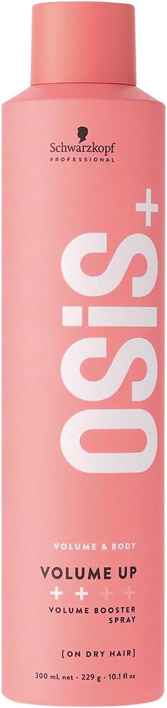 Schwarzkopf Professional OSiS Volume Up Antistatic Volumizing Spray for Hairdressing Enhanced Hair Texture Root Removal On Dry Hair Normal Hold 300ml