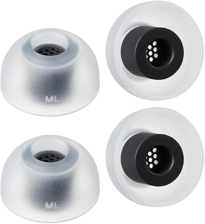 AZLA SednaEarfit Max Replacement Wireless Earbuds Tips for Galaxy Buds 2 Pro Phantom Black (ML), Samsung Certified Replacement Tips for Galaxy Buds 2 Pro (ML) - Image 1