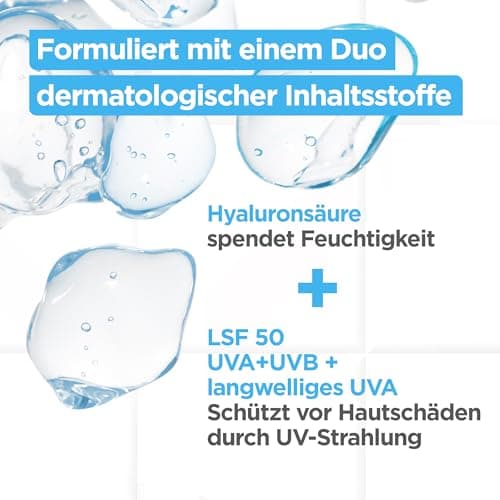 Mixa 50ml UV 50 Moisturiser for Sensitive Skin, UVB + UVA + Long UVA Protection, SPF 50, with Hyaluronic Acid, Suitable for Face and Neck, Hypoallergenic, 50 ml - Image 5