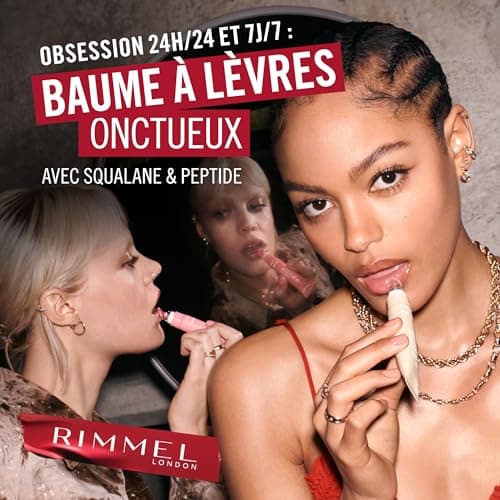 Rimmel London Oh My Gloss Butter Me Up Baume à lèvres 002 Latte Delight, hydratant, teinté, Soin des lèvres, Hydratation, Nourrissant, Squalane, 15 ml - Image 7