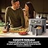 Ninja Air Fryer Dual Zone MAX Digital, Large Capacity Hot Air Fryer, 9.5L, 6-in-1, Oil Free, Air Fry, Crispy max, Bake, Roast, Dehydrate, Warm, Metal Grey DZ400EU - Image 7