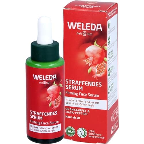 WELEDA straffendes Serum Granatapfel & Maca-Peptide mindert Falten & strafft, 30 ml Solution - Image 3