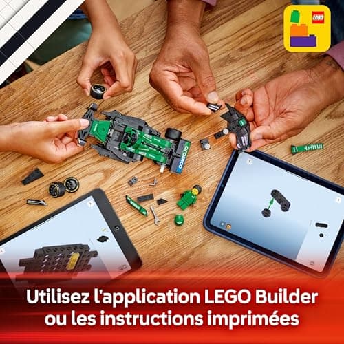 LEGO Speed Champions Voiture F1 Aston Martin Aramco AMR24 - Jeu de Construction avec Voiture de Course - Minifigurine Collector de Pilote de Formule 1 - Cadeau pour garçons et Filles dès 10 Ans 77245 - Image 8