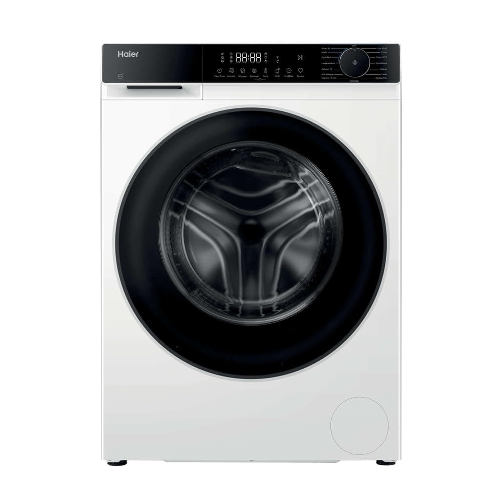 HAIER - Porthole Washing Machine - Washing Machine 13 kg/1400 rpm - Energy Class A - 15 Programs - Steam & Refresh Function, Quiet - White - 85 x 60 x 62 cm - Model HW130-BP14357UFR - Image 1