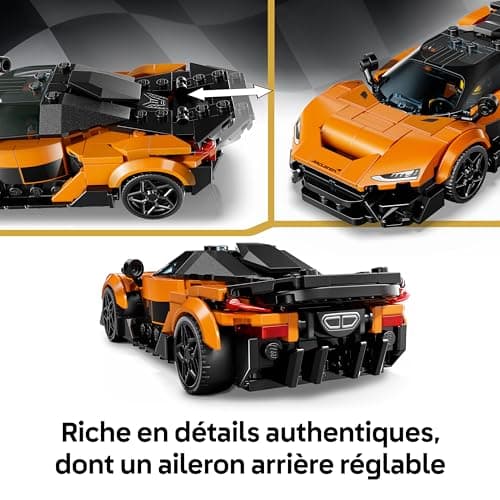 LEGO Speed Champions McLaren W1 - Jouet Voiture - Maquette avec Minifigurine Collector de Pilote - Idée de Cadeau d'anniversaire pour Garçon dès 9 Ans ou Fan de Sport Automobile 77257 - Image 5