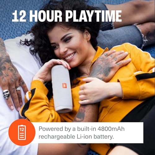 Haut-parleurs Bluetooth Portables JBL FLIP5BLK 4800 mAh 20W Noir 20 W - Image 5