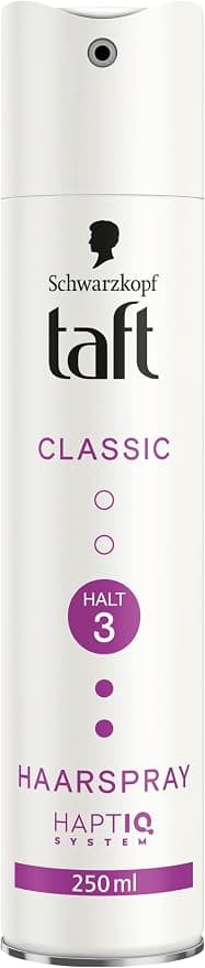 Schwarzkopf TAFT Classic Styling Spray (250ml), Hold 3, For All Hair Types, Hold & Protection, Vegan Formula* - Image 1