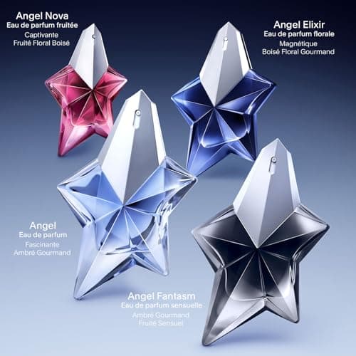 MUGLER - ANGEL FANTASM Eau De Parfum Rechargeable Pour Elle - Parfum Pour Femme - Parfum Gourmand, Ambré et Fruité - Tenue Longue Durée - Spray Vaporisateur - 25 ml - Image 6