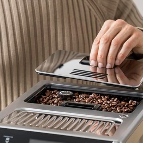 De'Longhi PrimaDonna Elite Experience ECAM650.85.MS, Automatic Coffee Machine, Steam Nozzle for Frothing Milk, Espresso and Cappuccino Machine, App Connectable, Stainless Steel, Metal - Image 5
