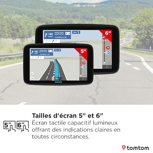 TomTom GO Classic 2nd Generation Car GPS (6 Inch, Traffic Info, Hazard Alerts Test, EU Maps, Update via WiFi, Lane Change Guide, Integrated Reversible Mount) - Image 4