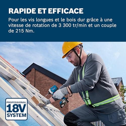 Bosch Professional 18V System Cordless Impact Screwdriver GDR 18V-215 (without battery/charger) - Image 3